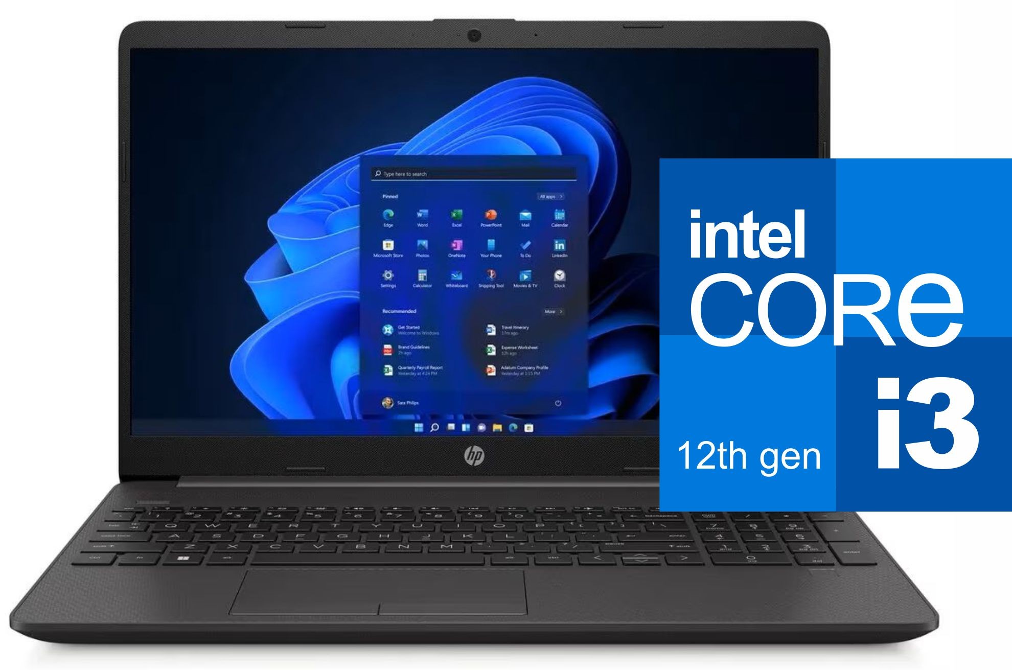 HP i3-1215U 250 G9 9P7L1AT 8GB, 256GB SSD, 15" W11 PRETO NEW