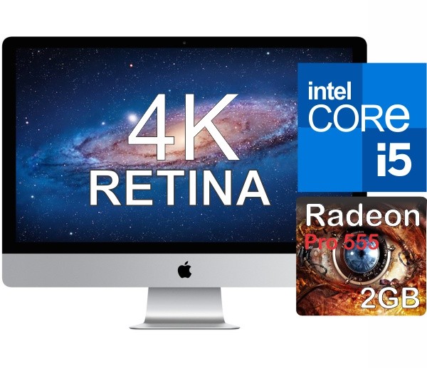 Imac 2017 i5, 16GB memoria, 512GB SSD, 2GB VGA, 22"4k