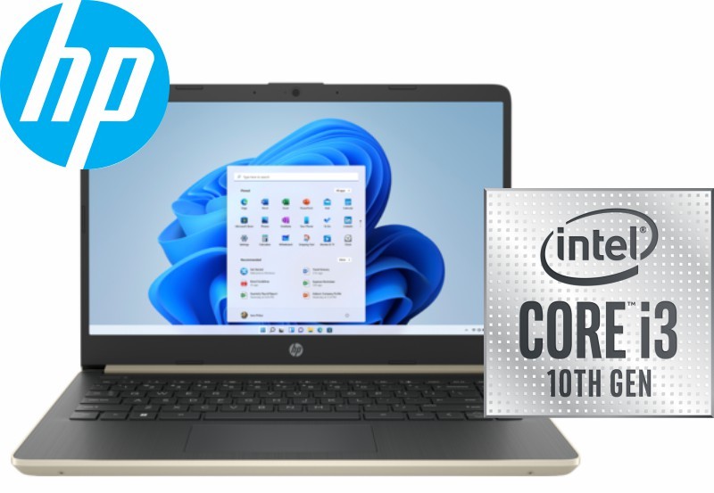 HP i3-1005G1 14-DQ1038 8GB memoria,128GB SSD, 14"